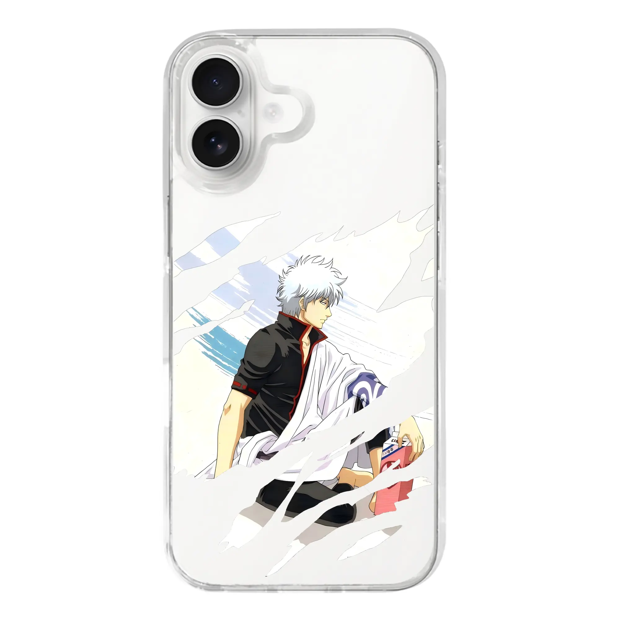 銀魂 グッズ 坂田 銀時 - iPhone 17シリーズ 透明スマホケース – 薄型・耐衝撃・精密フィット保護カバー